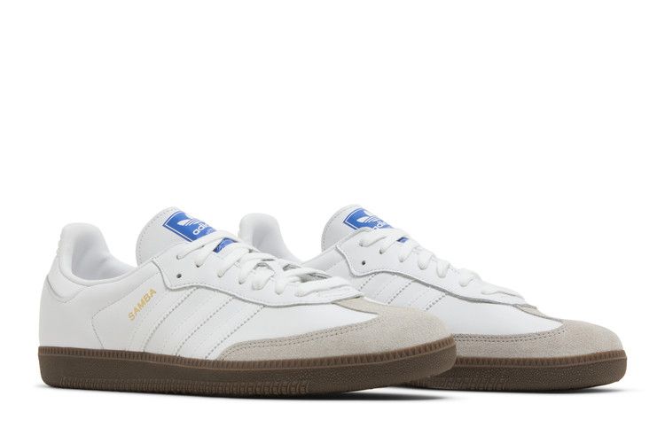 adidas Samba Cloud White Blue Gum